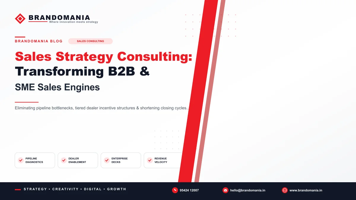 Sales Strategy Consulting: Transforming B2B & SME Sales Engines